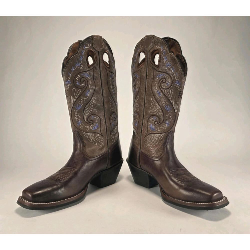 Tony Lama Boots Women's  Brown Shiloh RR2016L Western Boot Size 9B